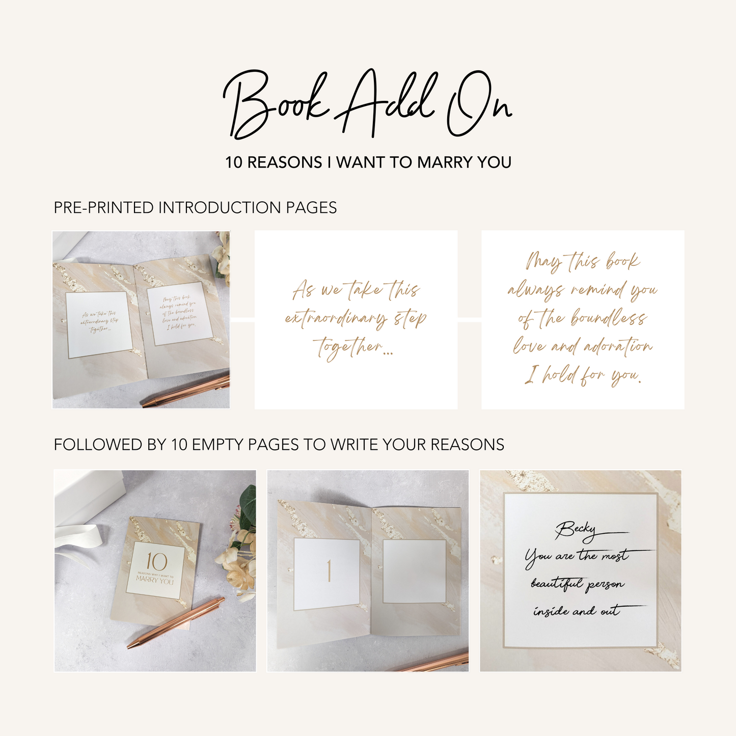 My Beautiful Bride Gift Box - Multi Size - Personalised