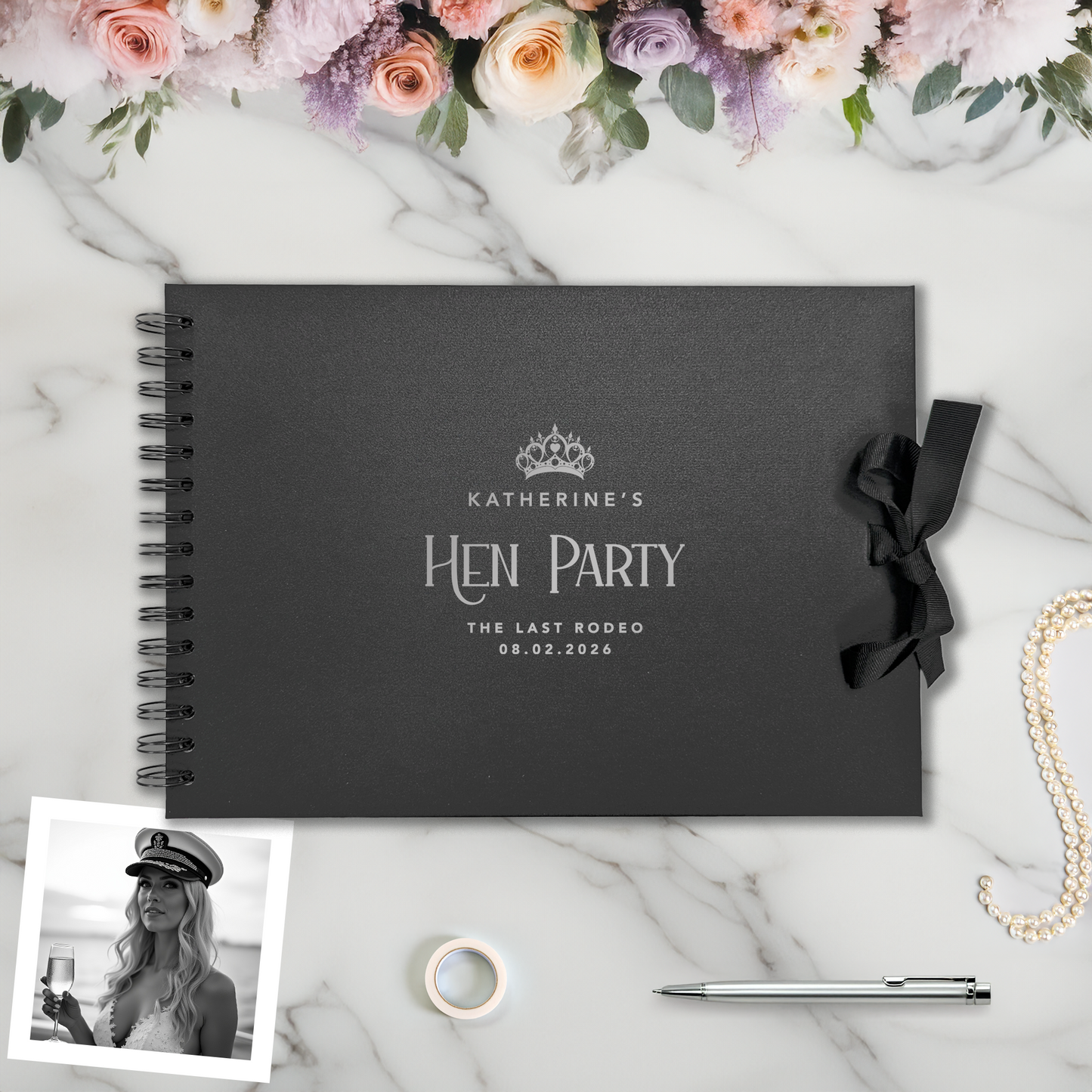 Personalised Hen Party A4 Scrapbook Album