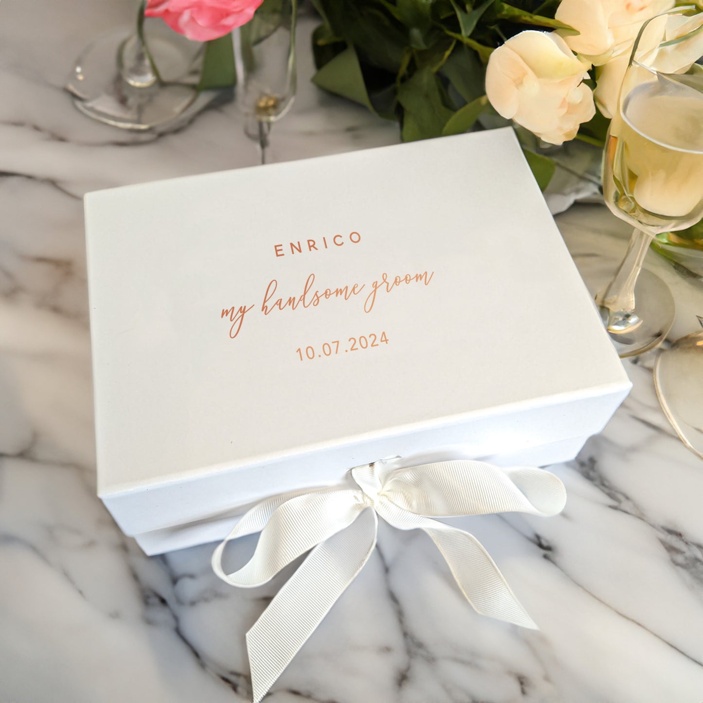 My Handsome Groom Gift Box - A5 - Personalised
