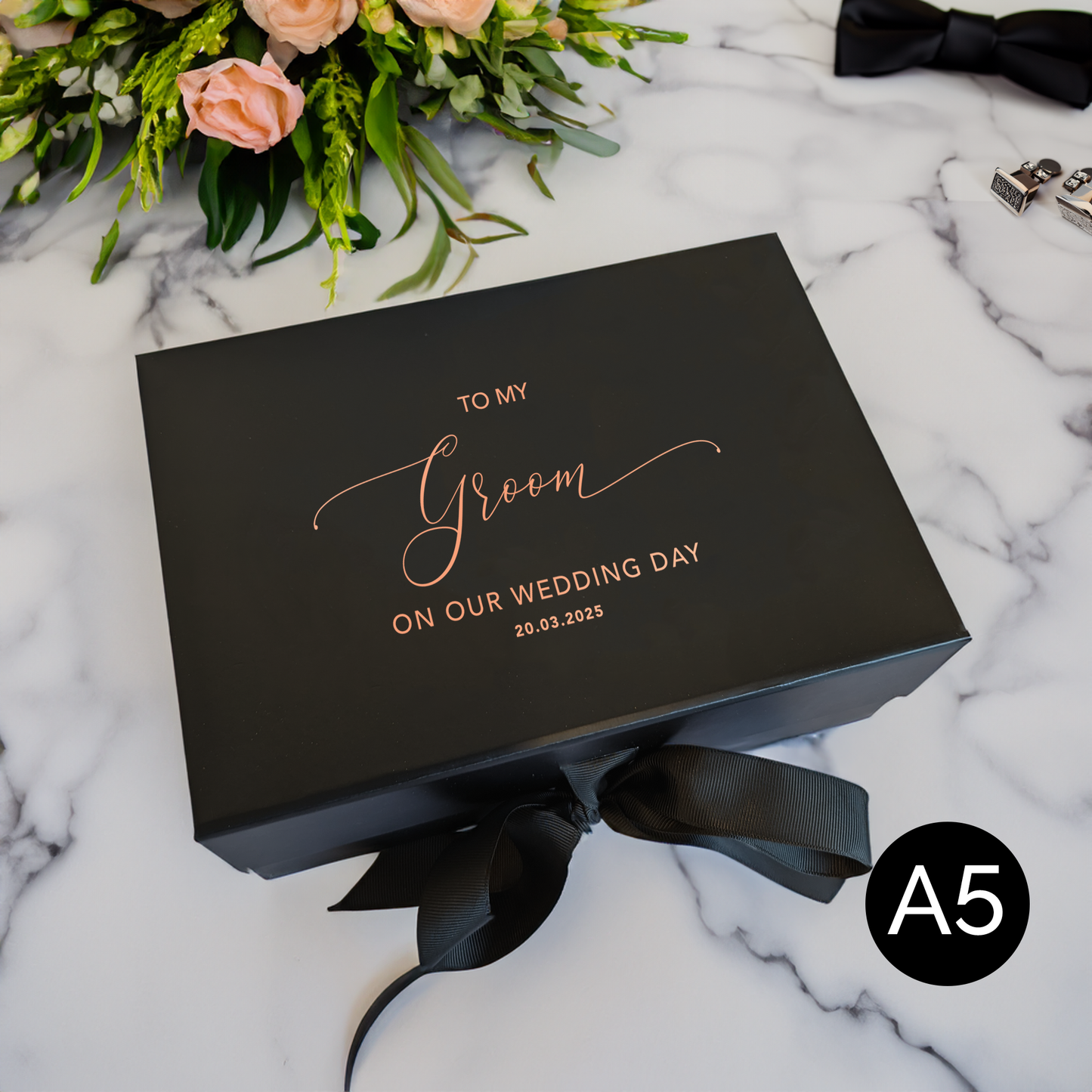 To My Groom Gift Box - Personalised - Multi Size