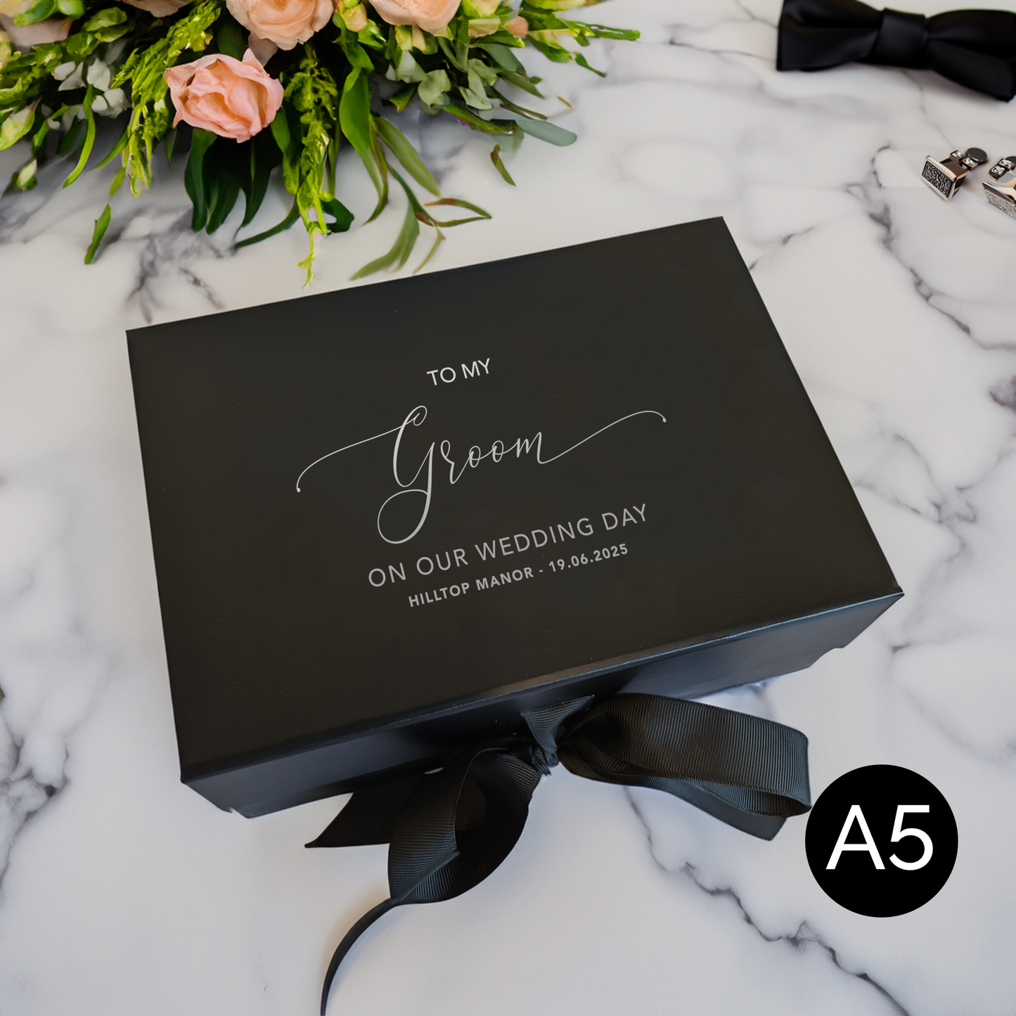To My Groom Gift Box - Personalised - Multi Size