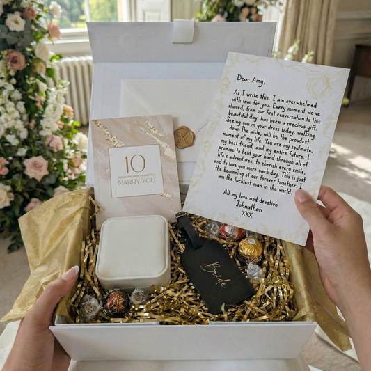 Personalised “To My Bride” Wedding Gift Box | Groom to Bride Wedding Morning Present