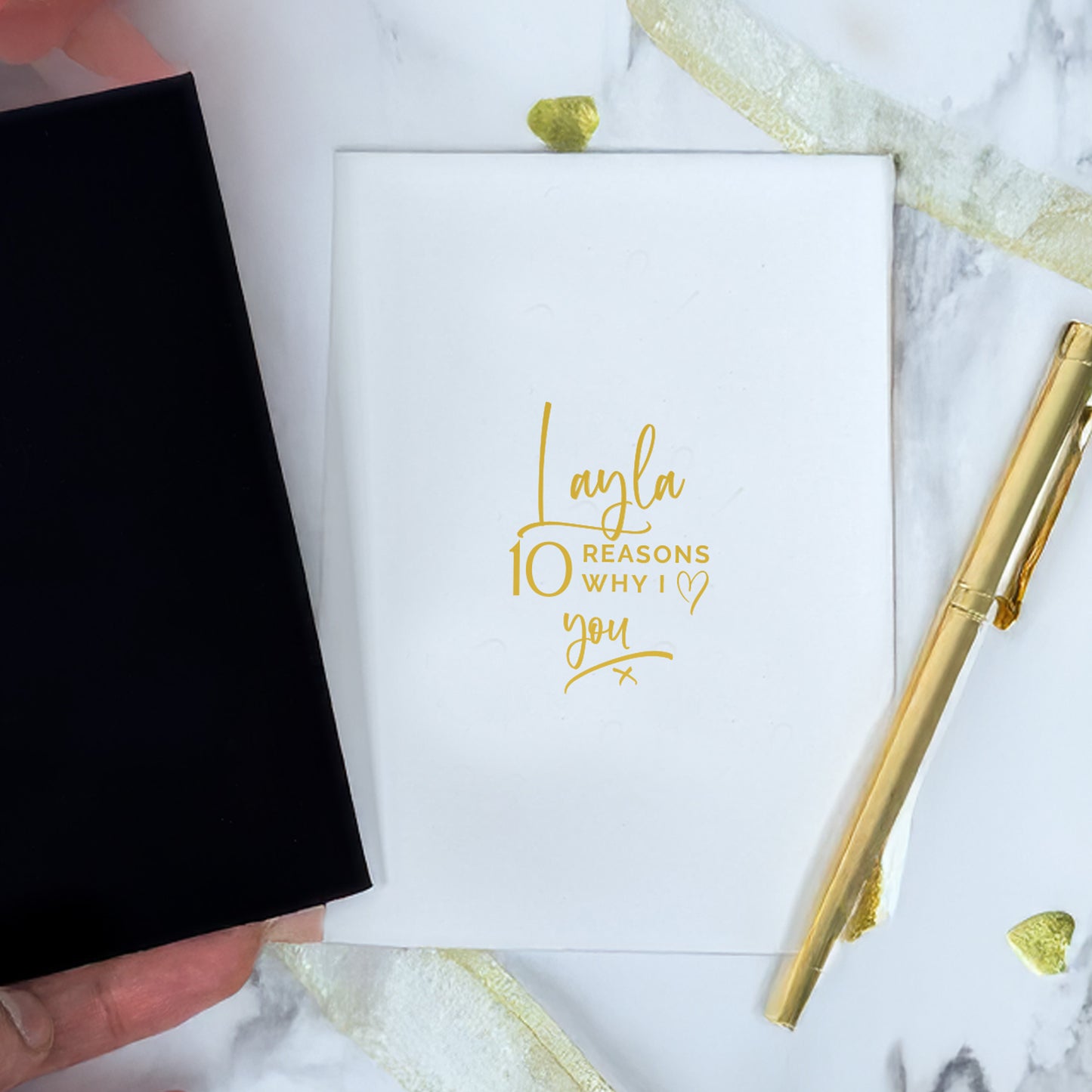 10 Reasons Why I love You - Personalised A6 Booklet