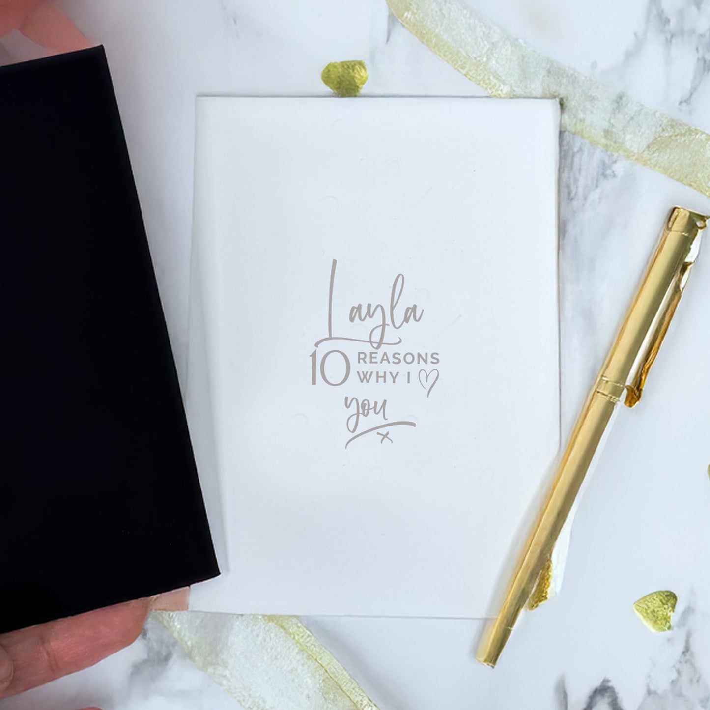 10 Reasons Why I love You - Personalised A6 Booklet
