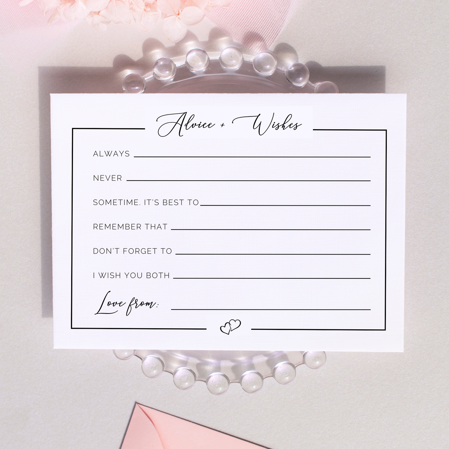 Letters to the Bride A4 Scrapbook Guest Book - 2025 Edition - Personalised