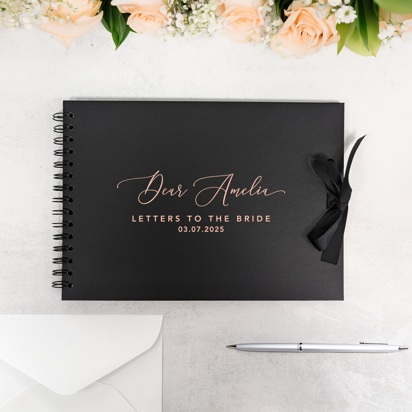 Dear Personalised Letters to the Bride A4 Scrapbook Album - Personalised