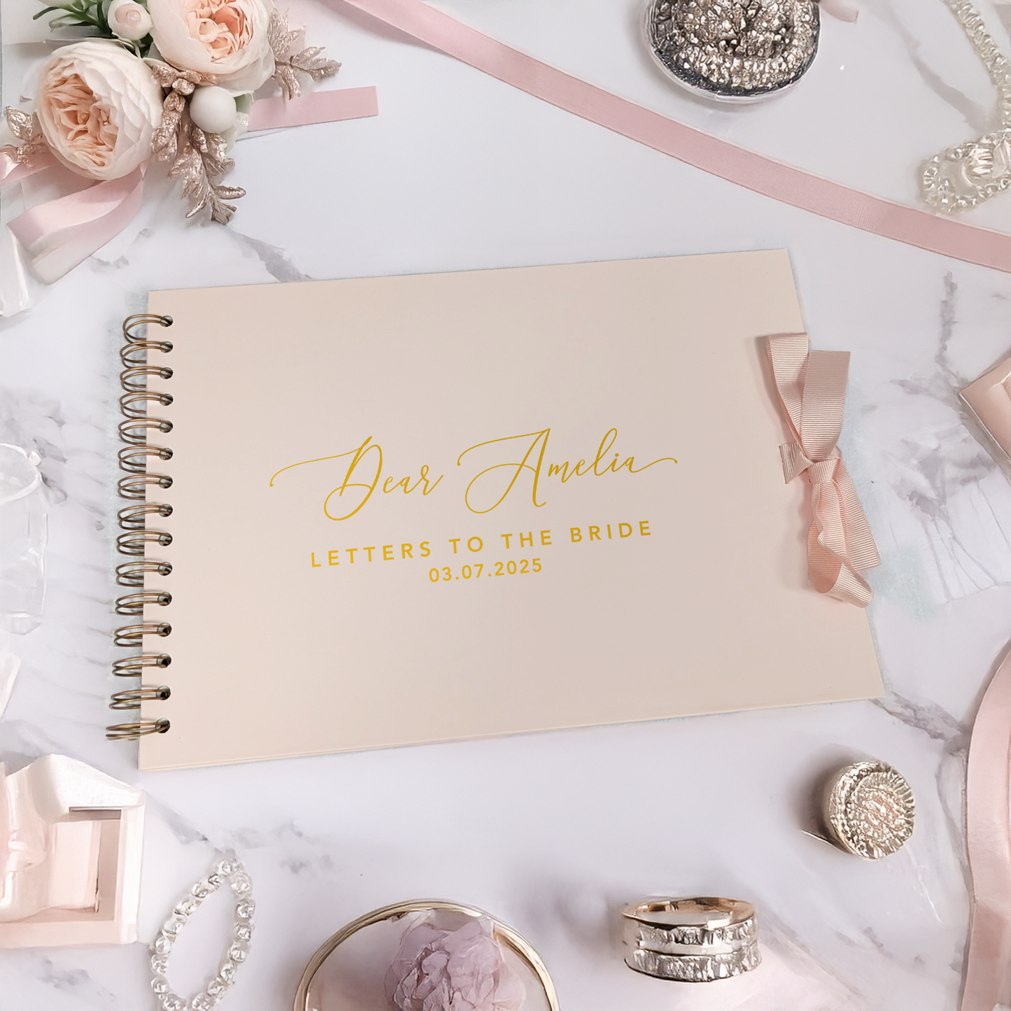 Dear Personalised Letters to the Bride A4 Scrapbook Album - Personalised
