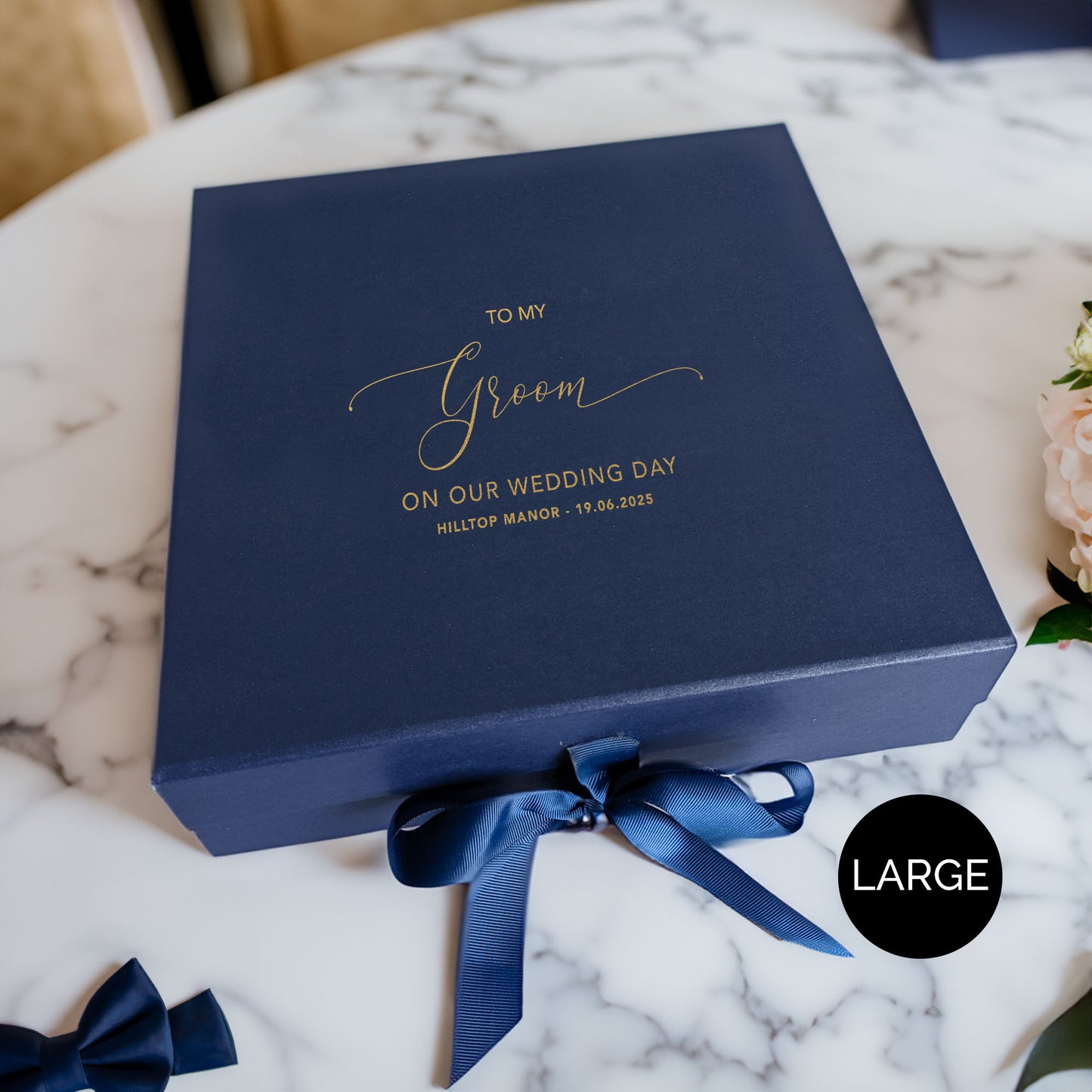 To My Groom Gift Box - Personalised - Multi Size