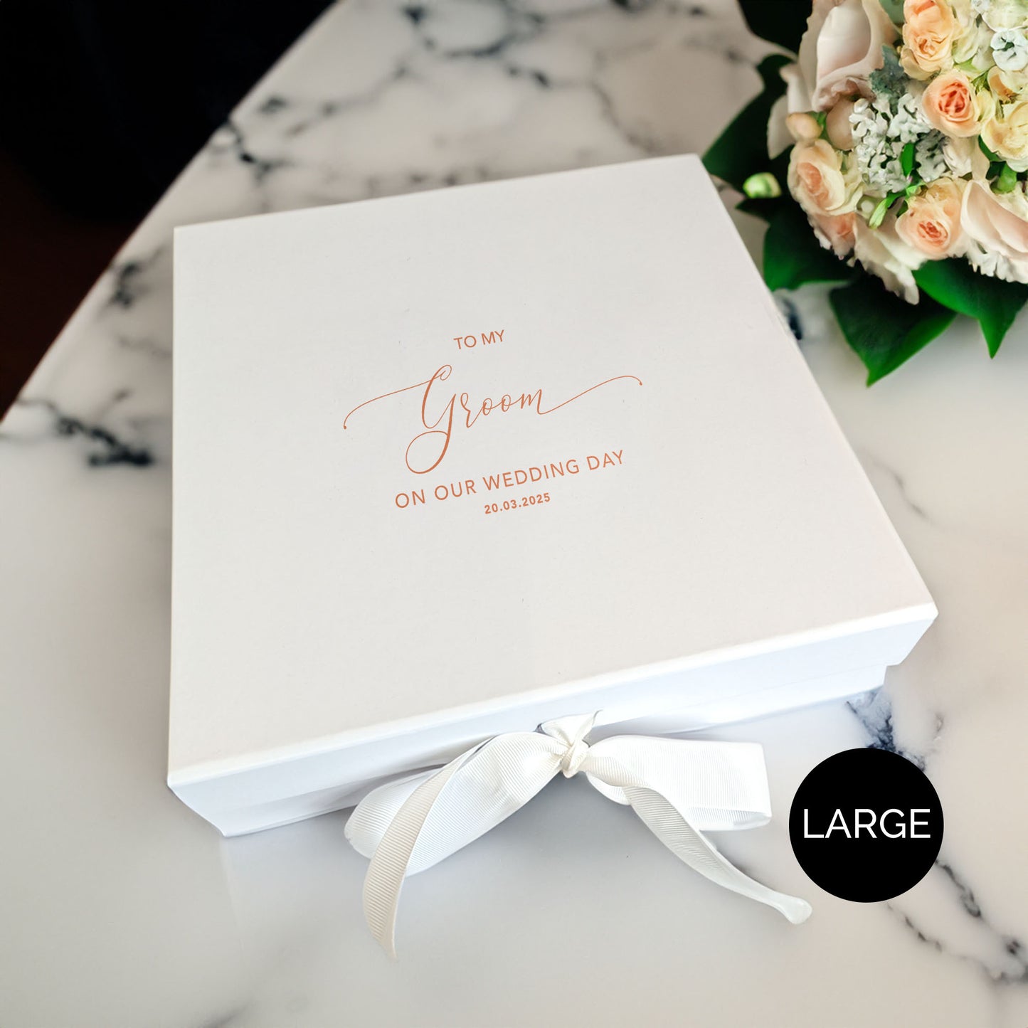 To My Groom Gift Box - Personalised - Multi Size