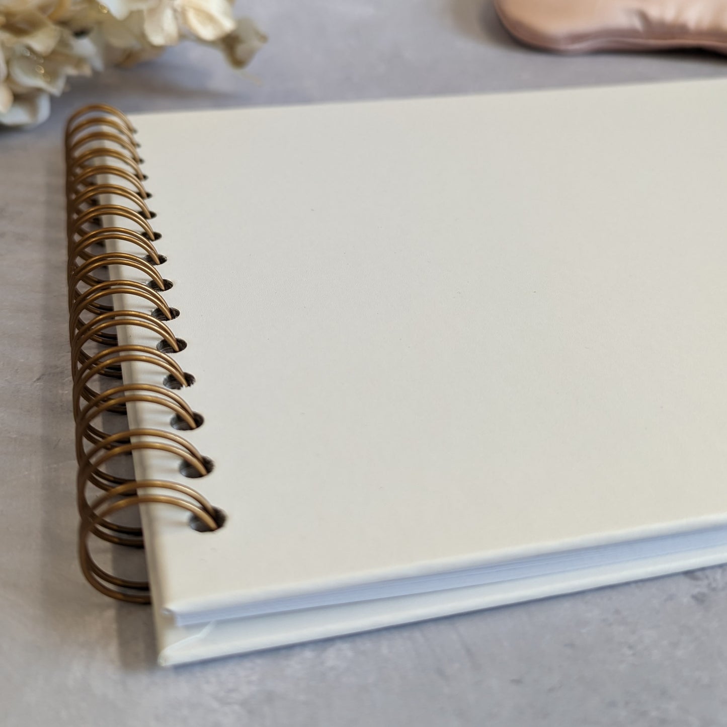 Personalised A4 Couple Scrapbook for First Anniversary or Wedding - Our Story So Far - Real Foil