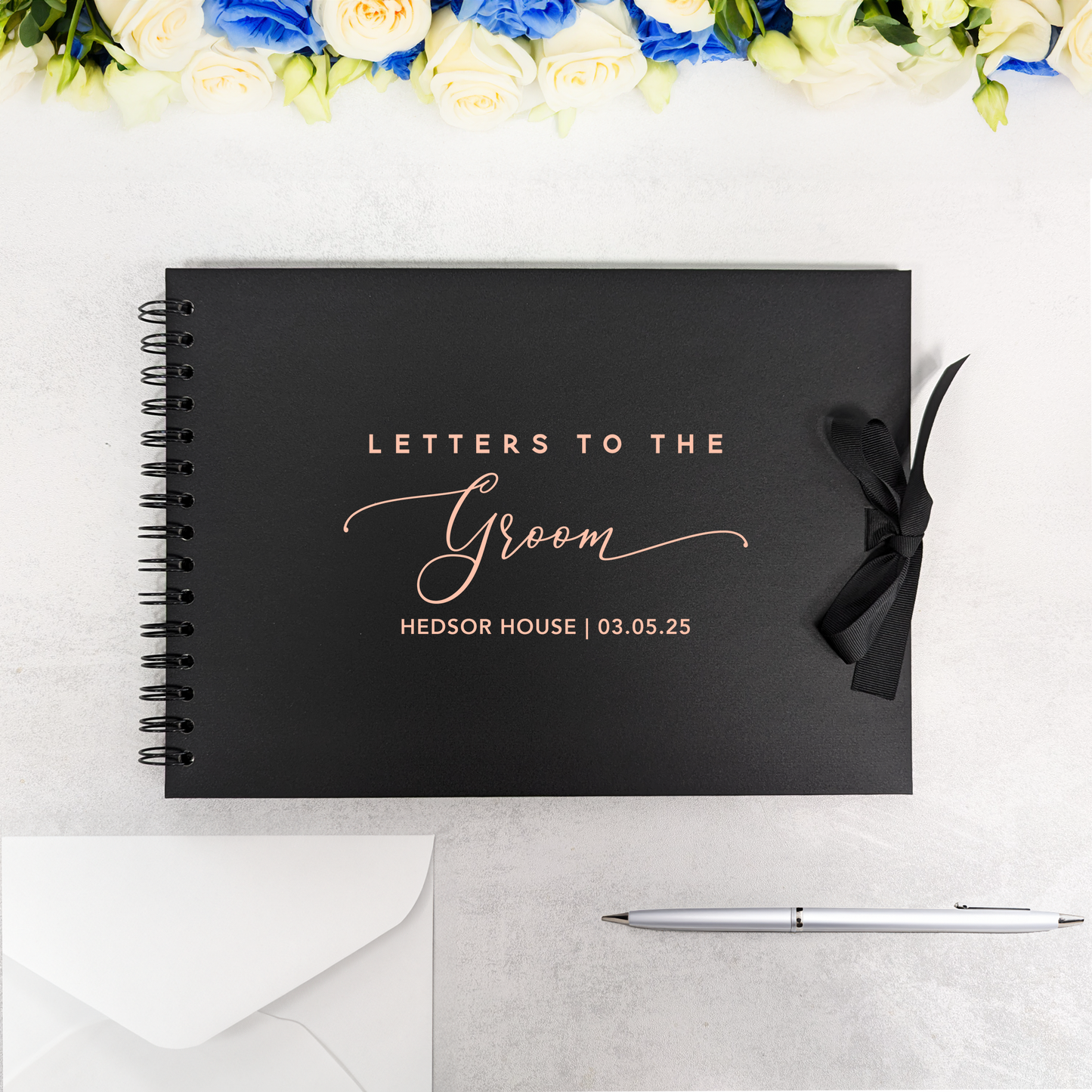 Letters to the Groom A4 Scrapbook Album - Personalised