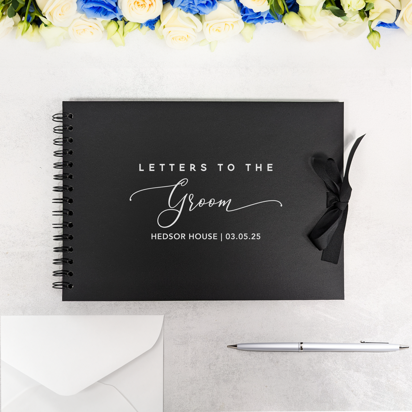 Letters to the Groom A4 Scrapbook Album - Personalised