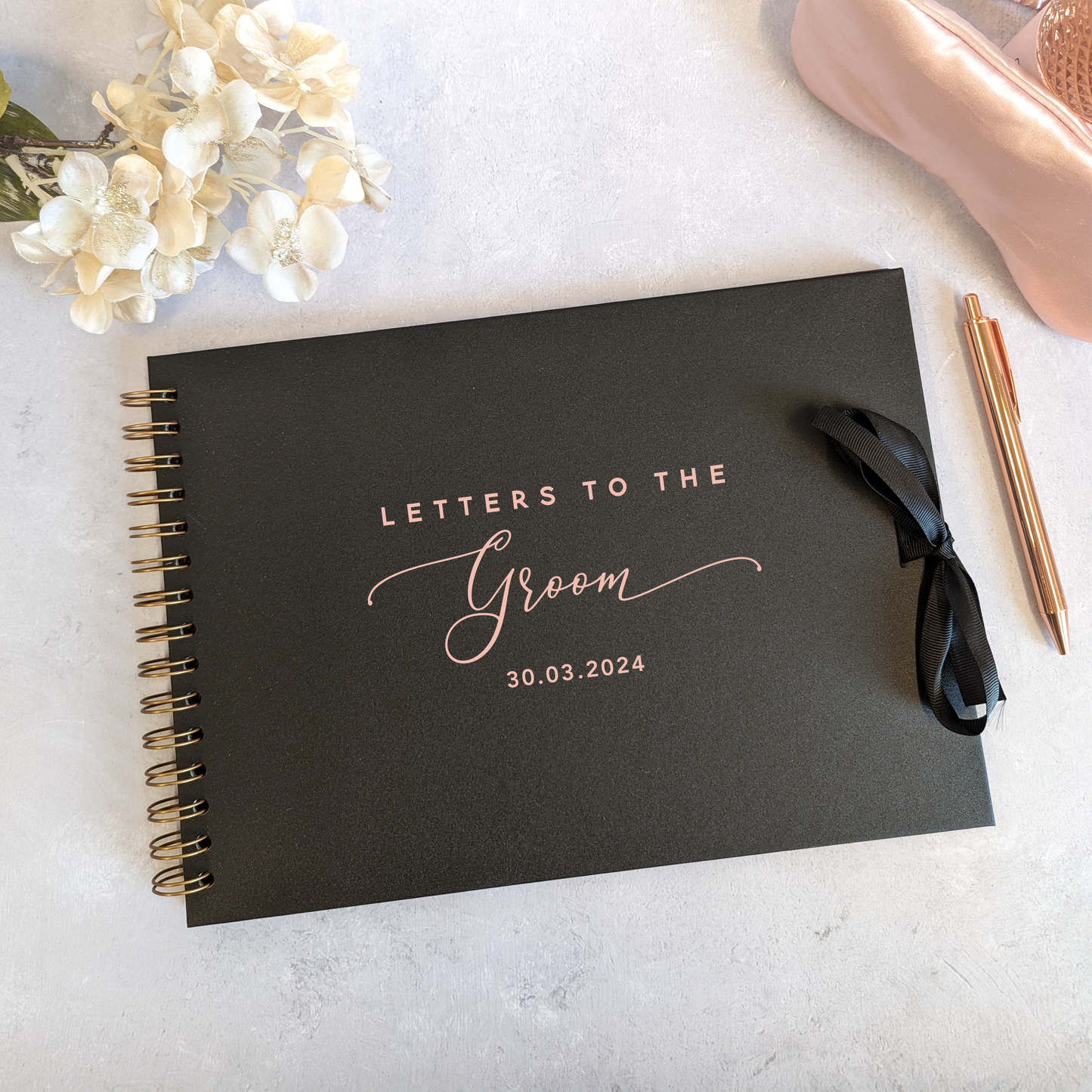 Letters to the Groom A4 Scrapbook Album - Personalised