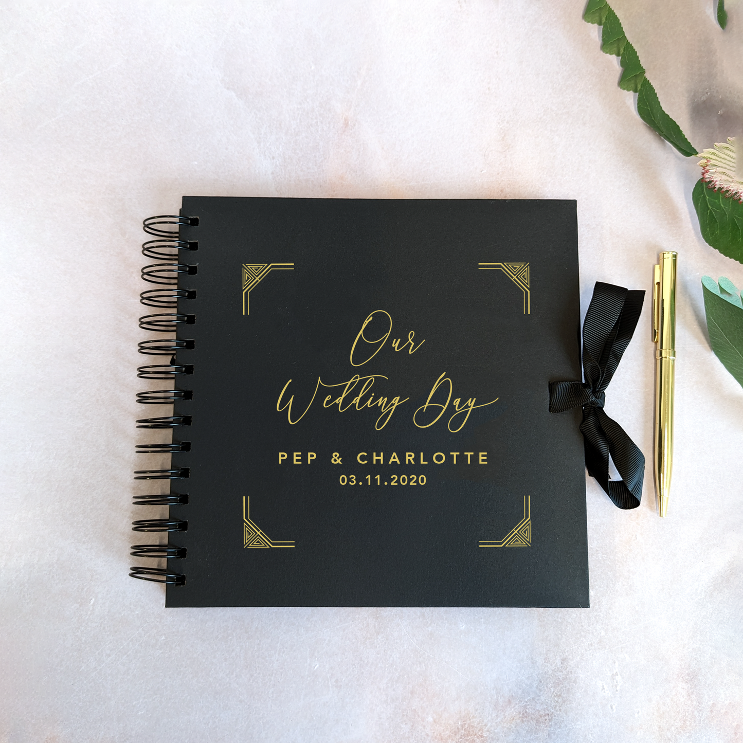 Personalised Wedding Day Scrapbook Album