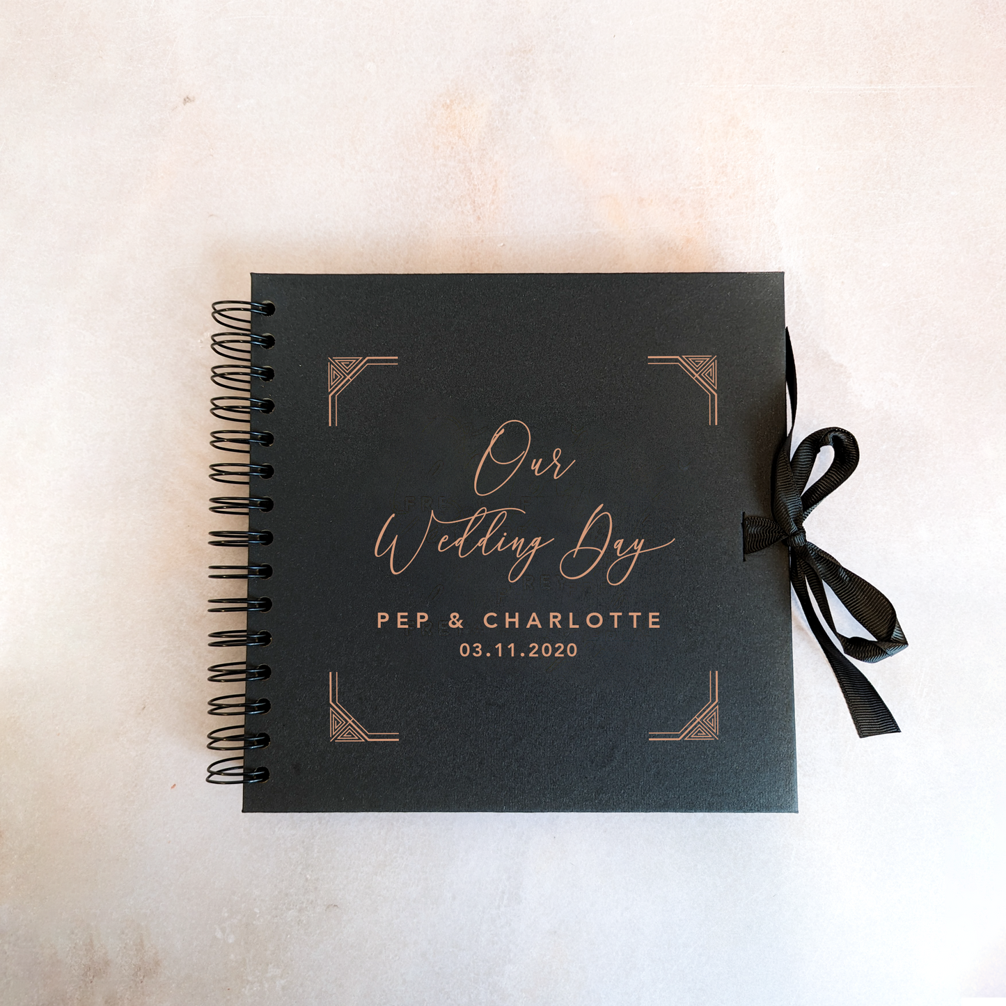 Personalised Wedding Day Scrapbook Album
