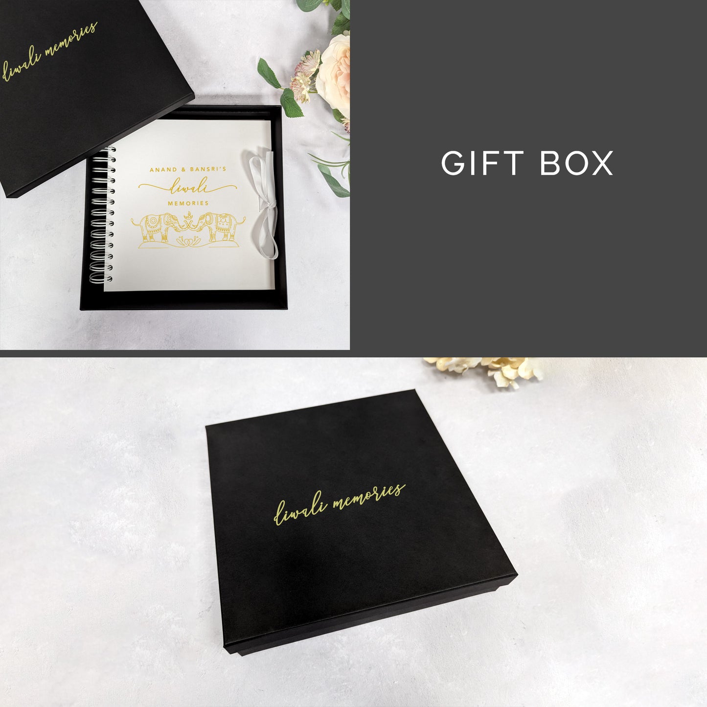 Personalised Diwali Memories Scrapbook