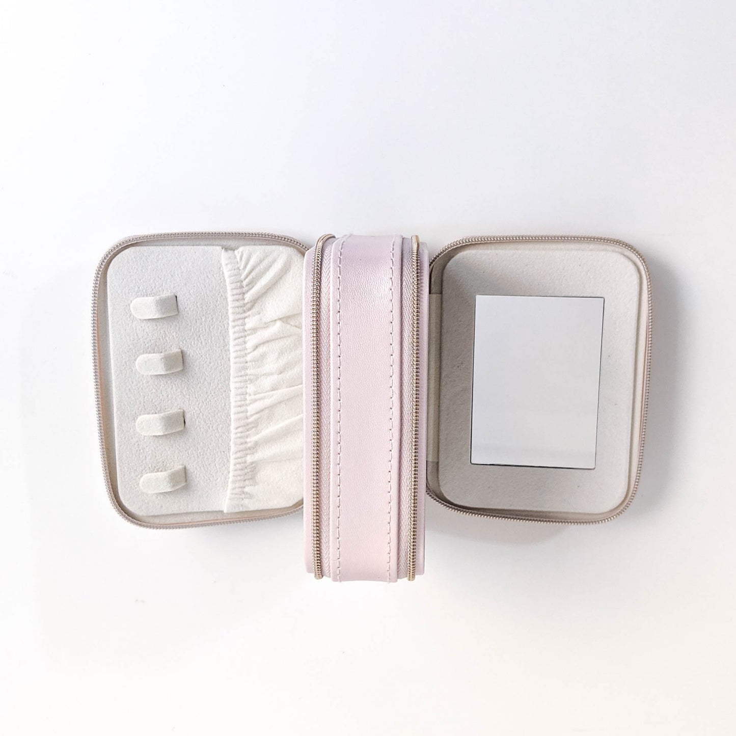 Bridesmaid Proposal with Blush Pink Travel Jewellery Case - Personalised