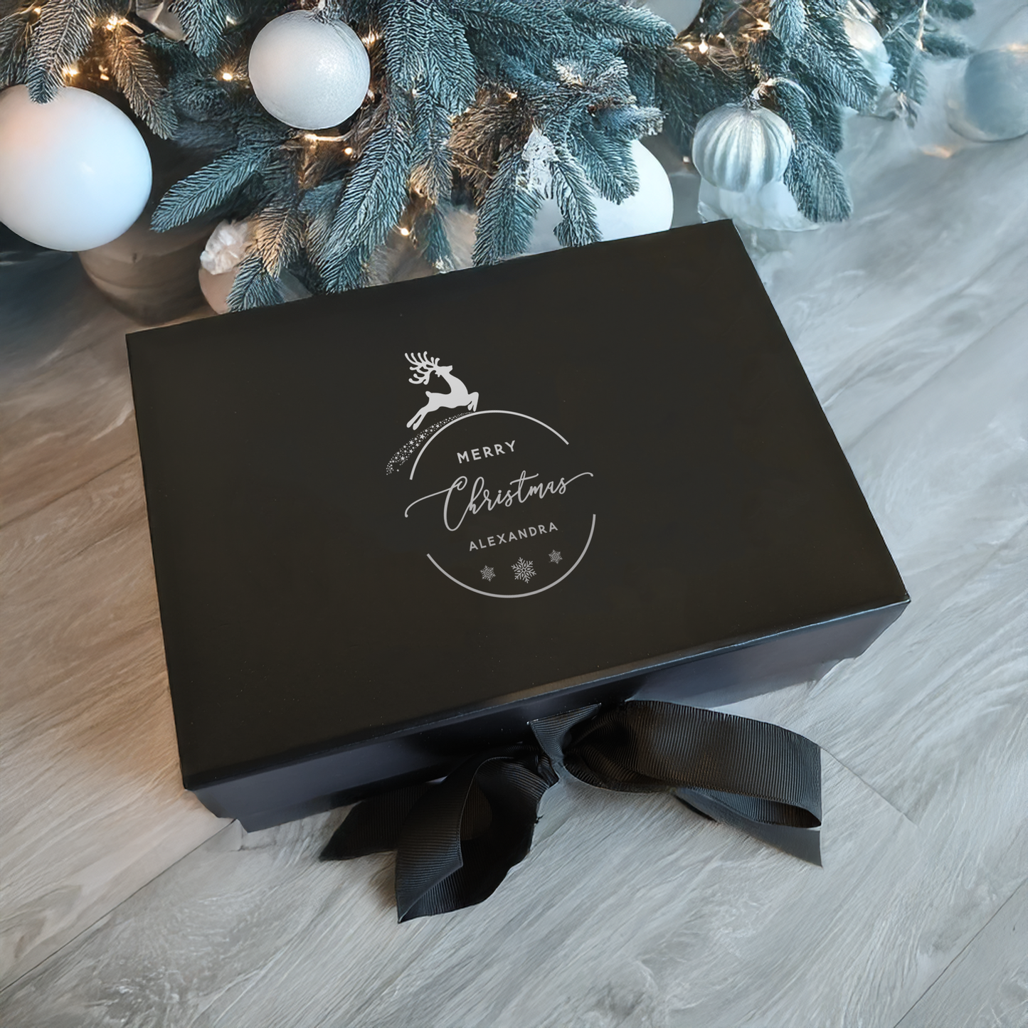 Christmas Reindeer Gift Box - Multi Size - Personalised
