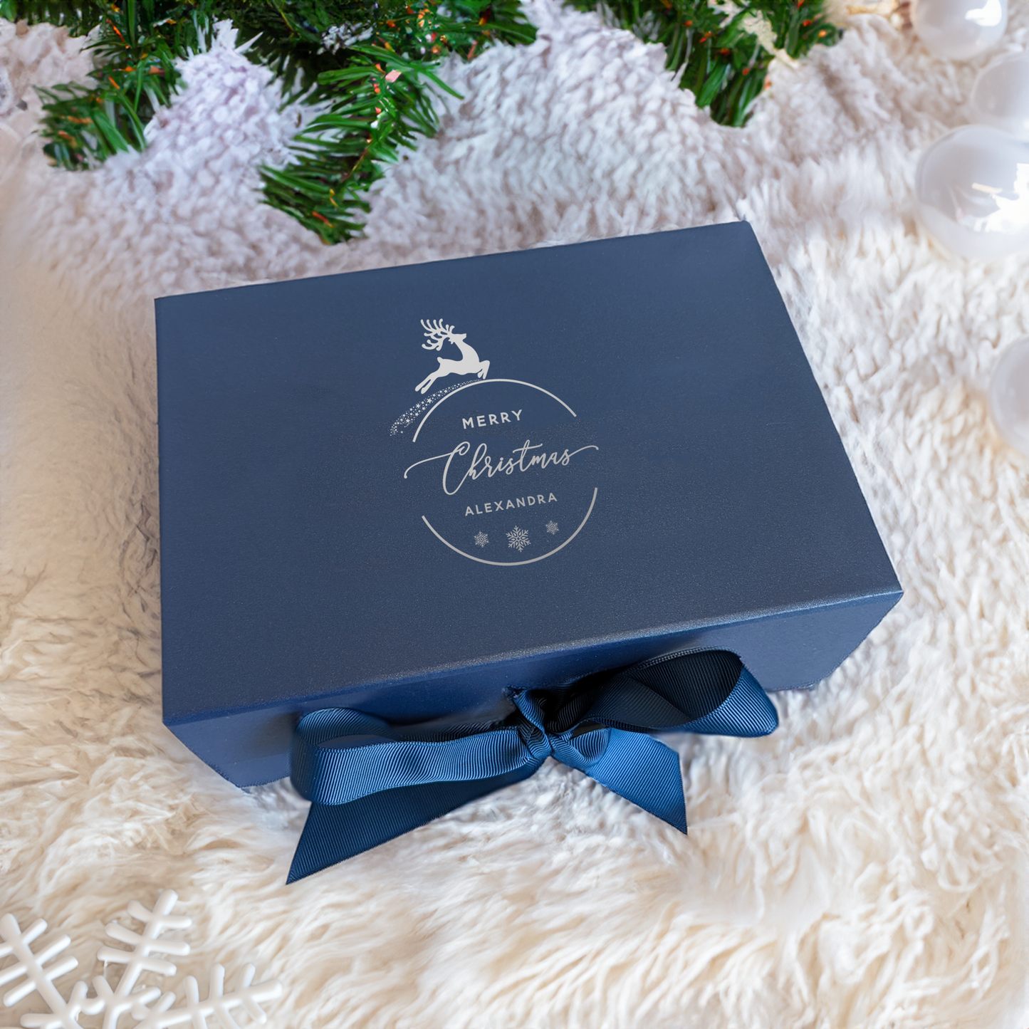 Christmas Reindeer Gift Box - Multi Size - Personalised