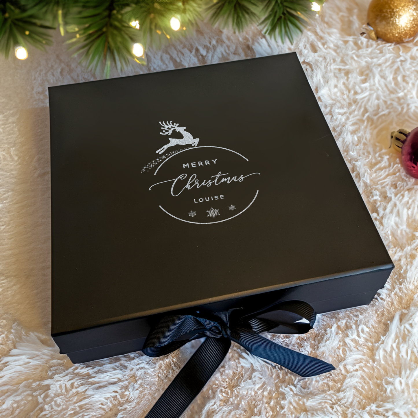 Christmas Reindeer Gift Box - Multi Size - Personalised