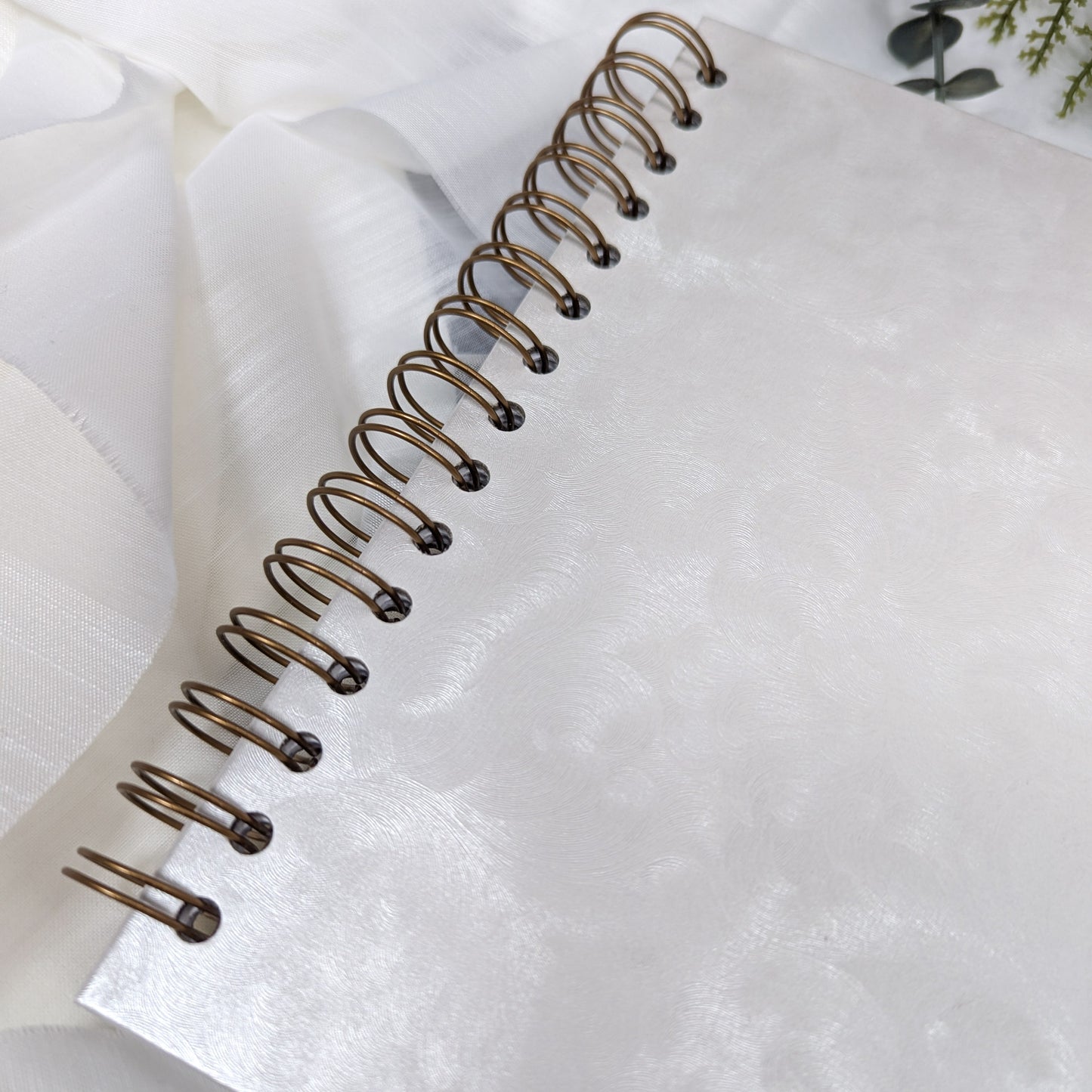 In my Bride Era A4 Scrapbook - Pearl Edition - Personalised Miss to Mrs