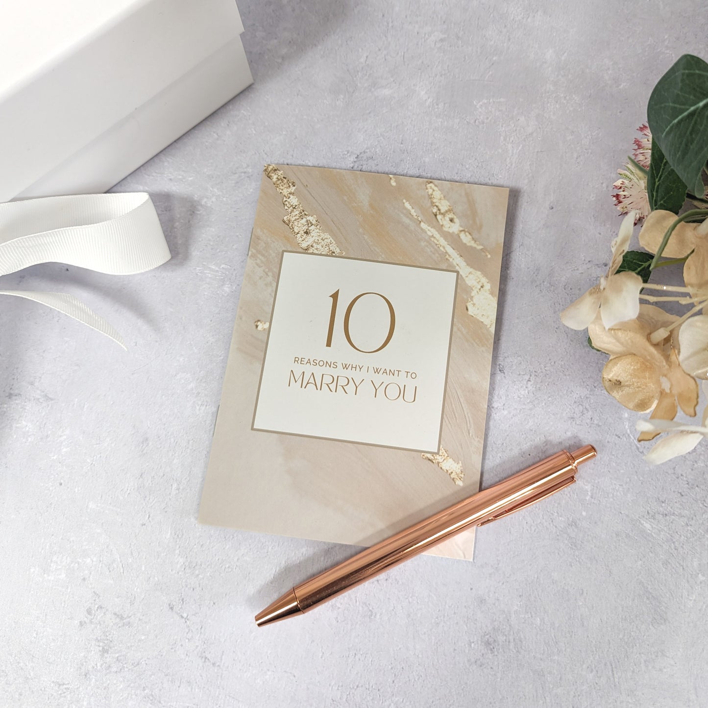 10 Reasons Why I want to Marry You - A6 Book - Wedding Gift