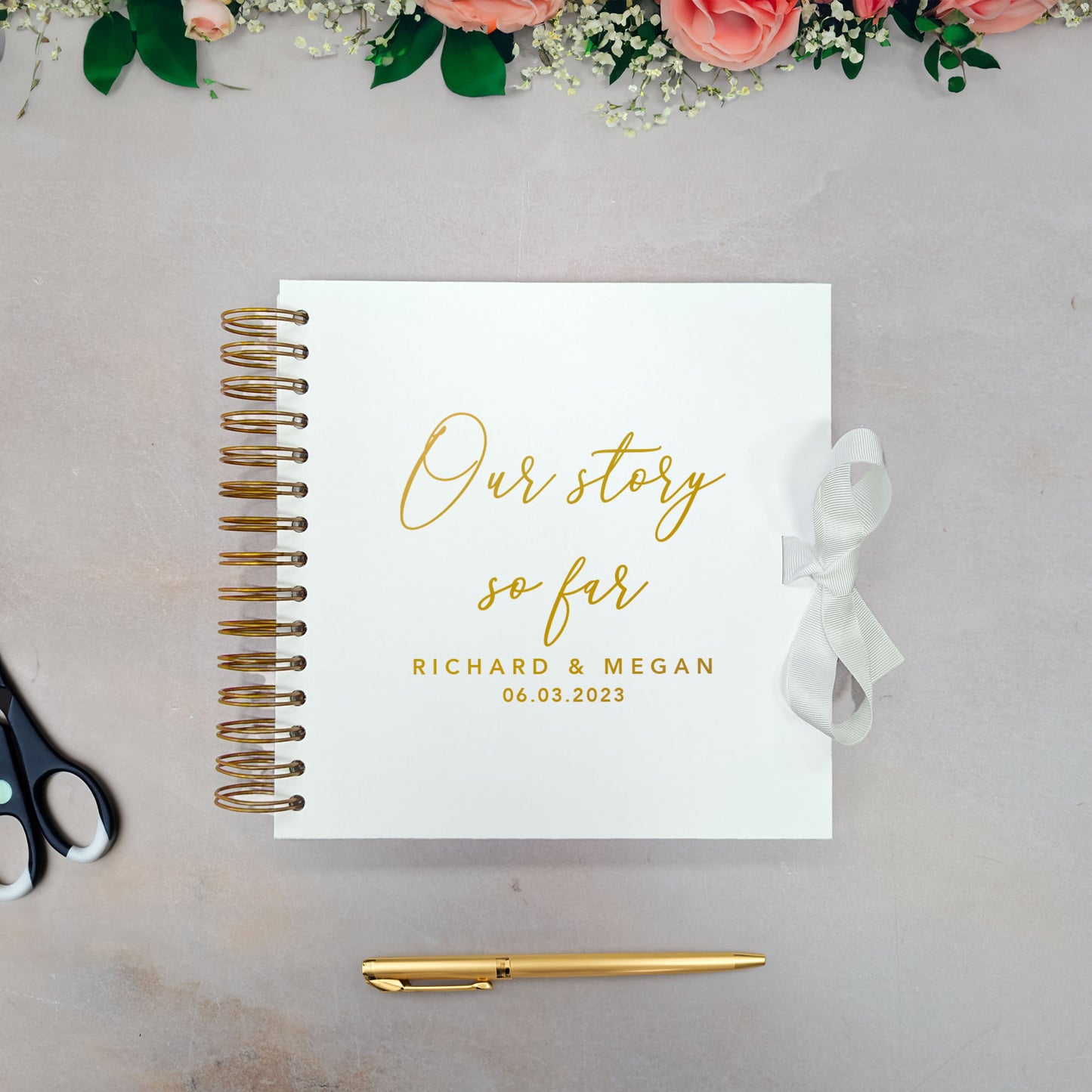 Personalised Anniversary Scrapbook - 'Our Story So Far'