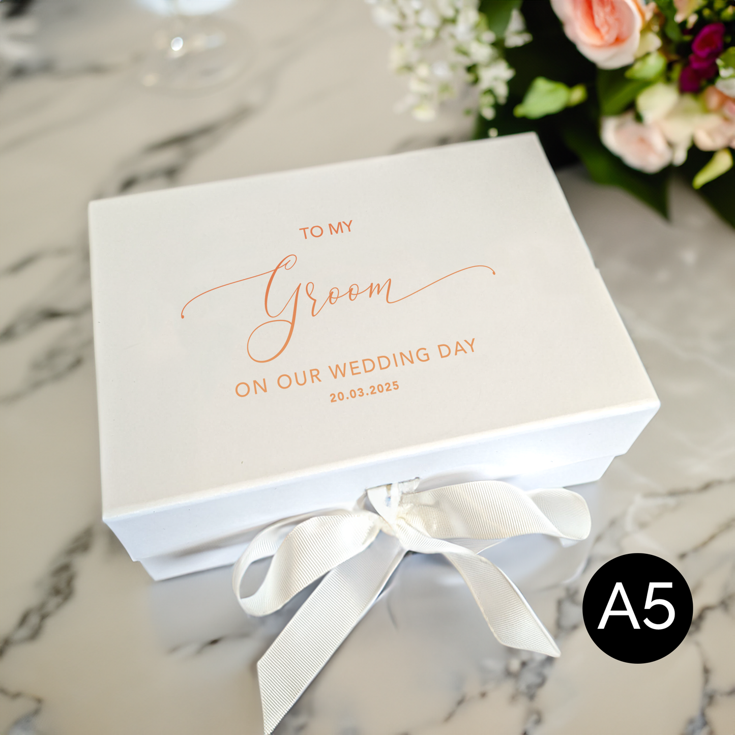 To My Groom Gift Box - Personalised - Multi Size