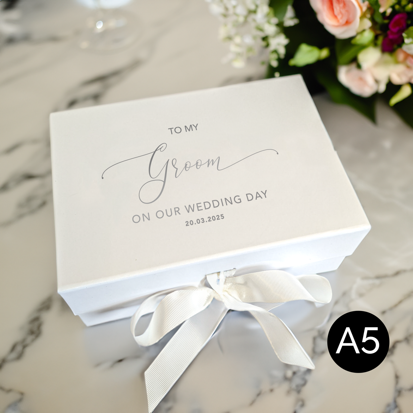 To My Groom Gift Box - Personalised - Multi Size