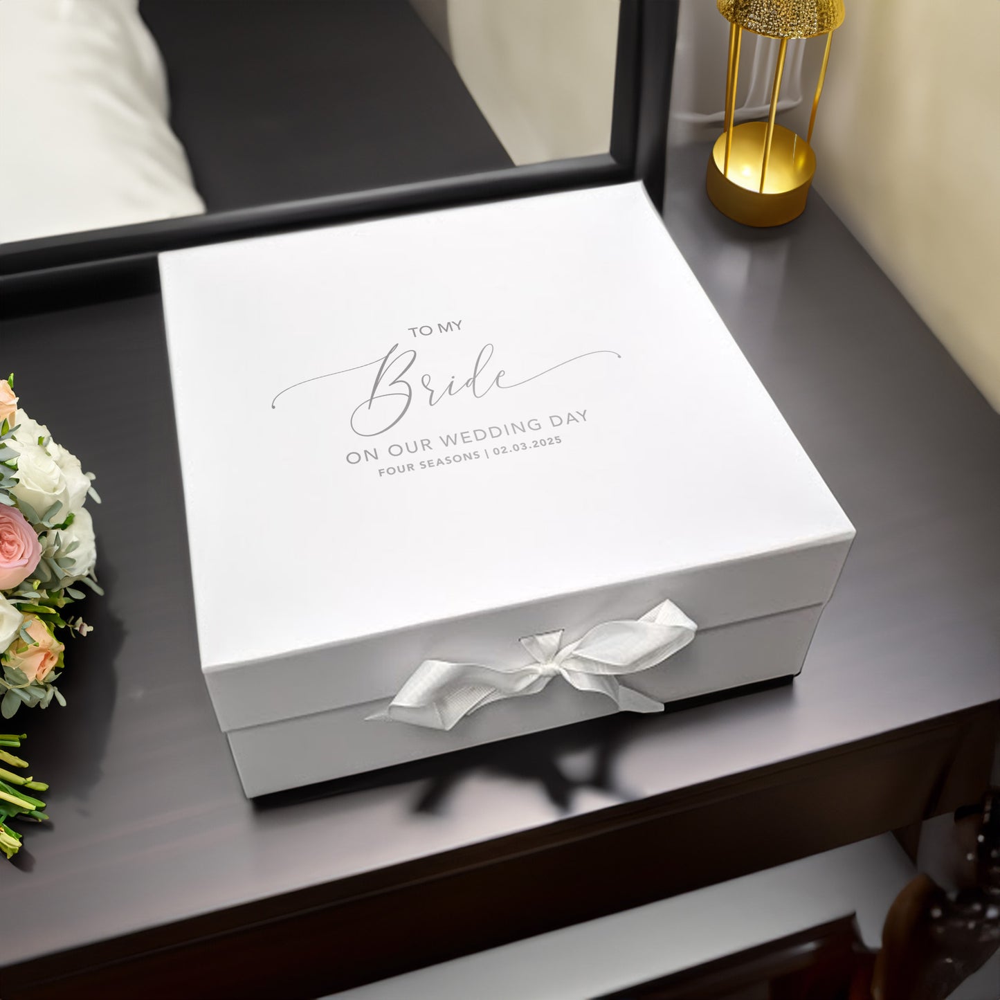 Personalised “To My Bride” Wedding Gift Box | Groom to Bride Wedding Morning Present