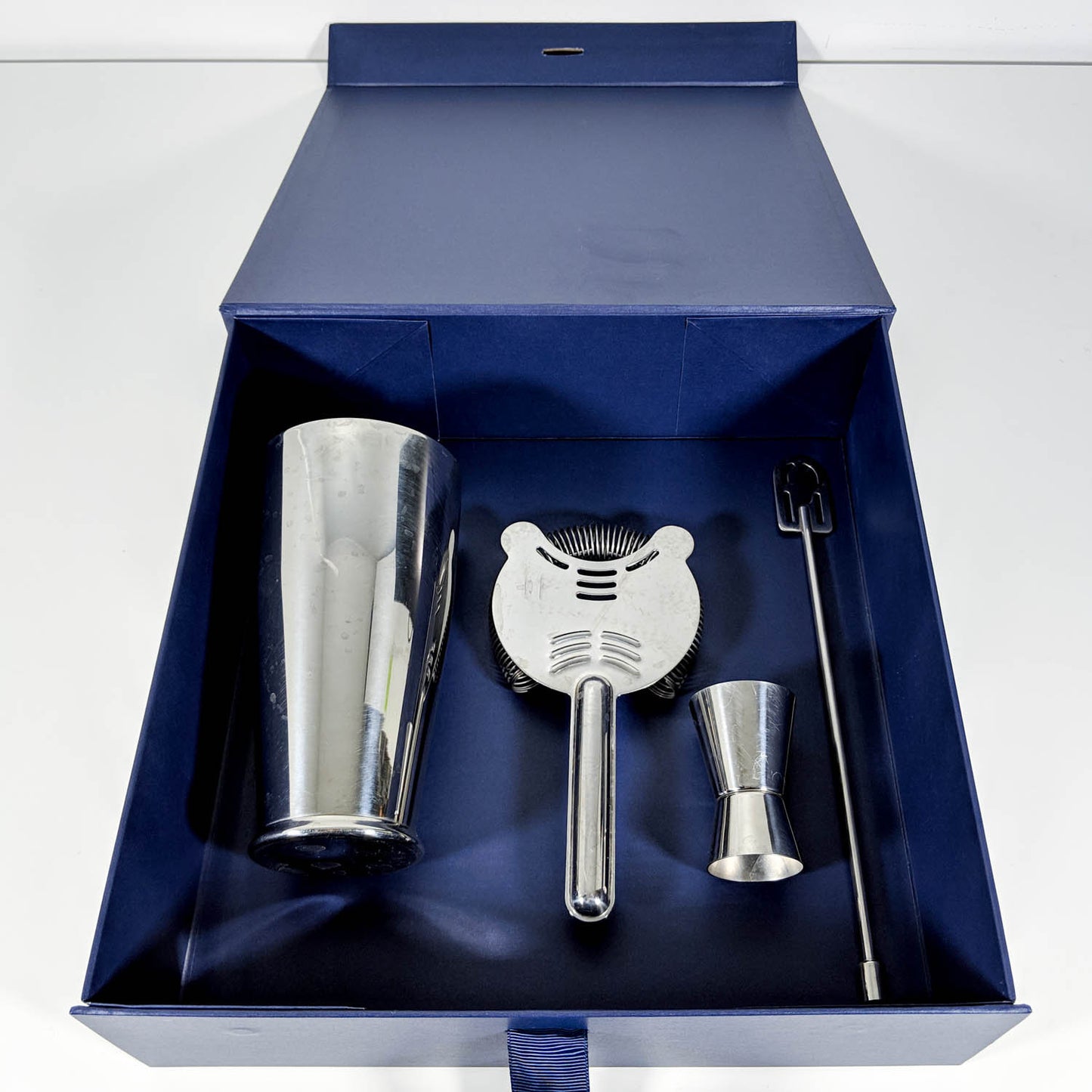 Personalised Wedding Gift Box for Bride or Groom - White, Navy & Black - Multi Size - Large, A4 and XL