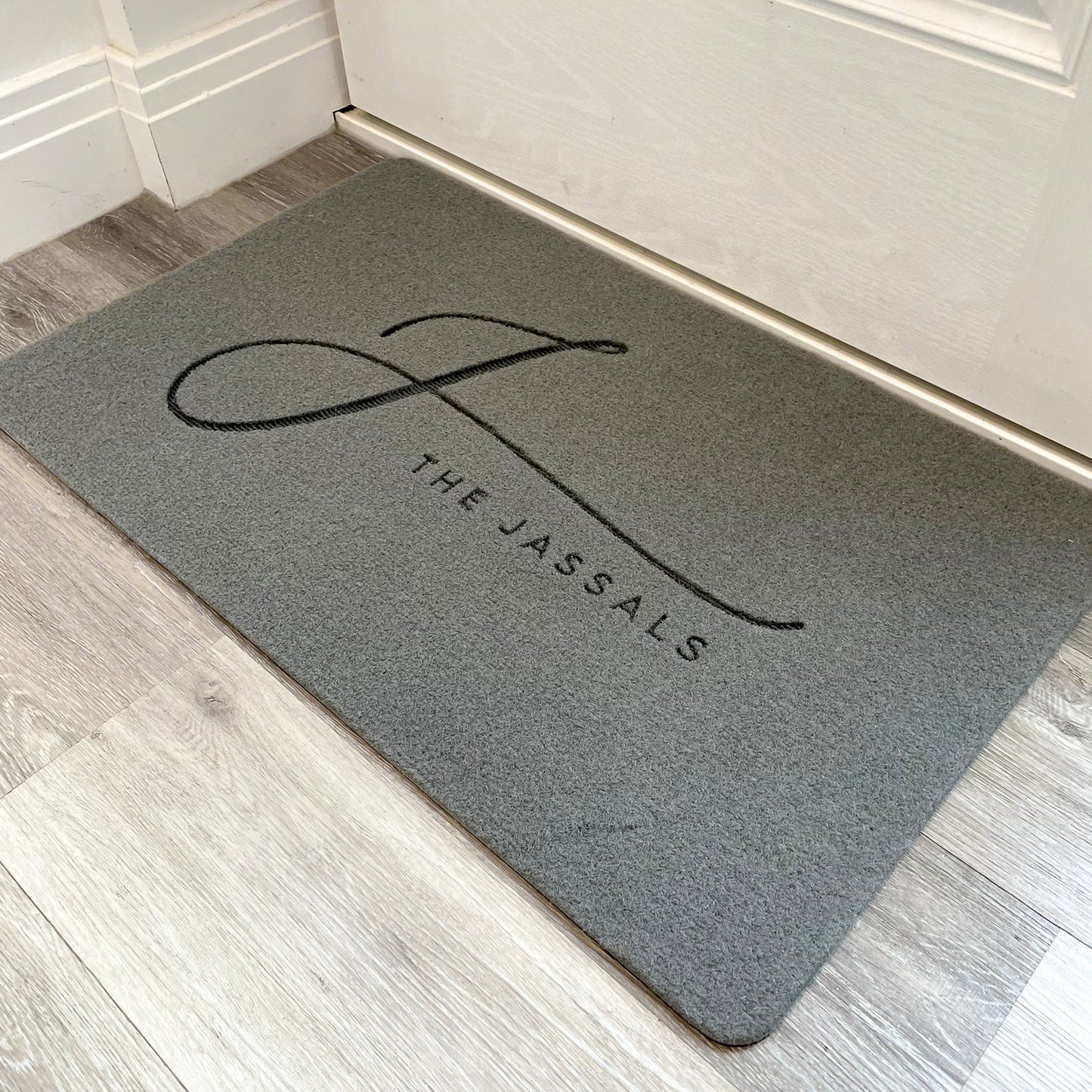 Personalised Doormat (Family Name) - Synthetic Weatherproof Coir for Outdoor or Indoor Use