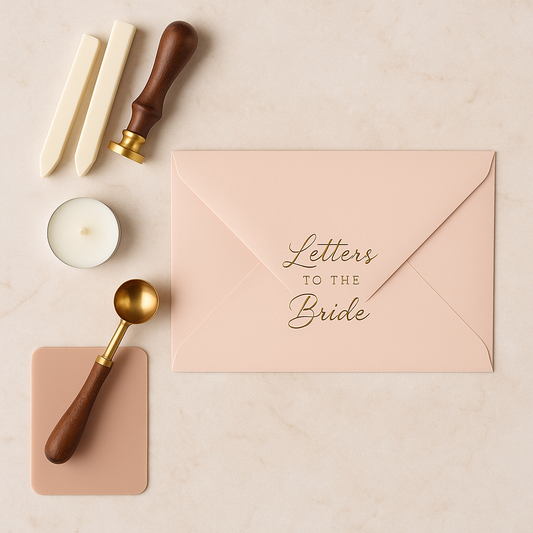 How to Make Your Own Wax Seals for Your Letters to the Bride Scrapbook