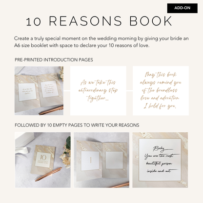 Personalised “To My Bride” Wedding Gift Box | Groom to Bride Wedding Morning Present