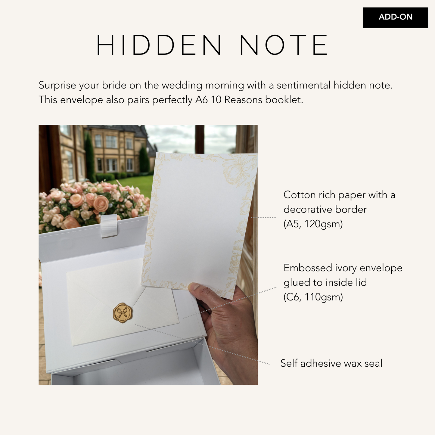 Personalised “To My Bride” Wedding Gift Box | Groom to Bride Wedding Morning Present