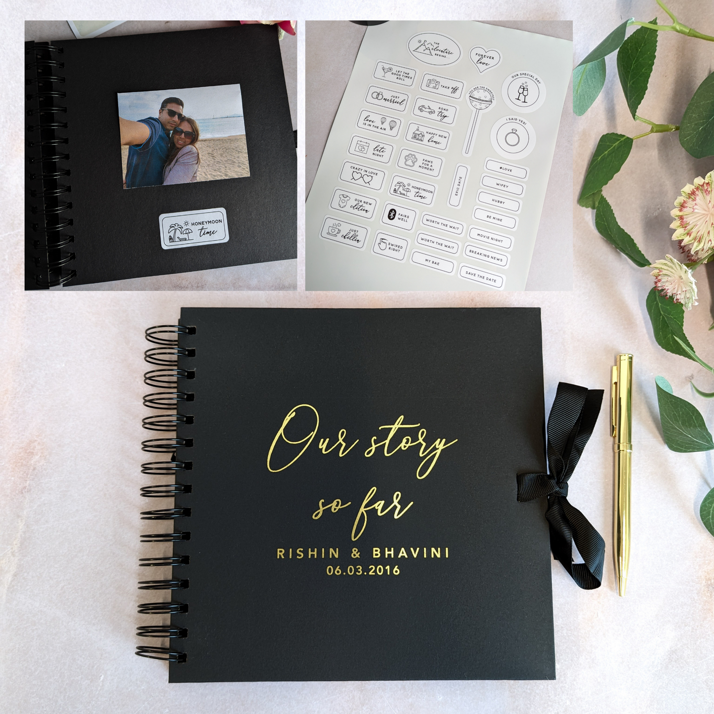 Personalised Anniversary Scrapbook - 'Our Story So Far'
