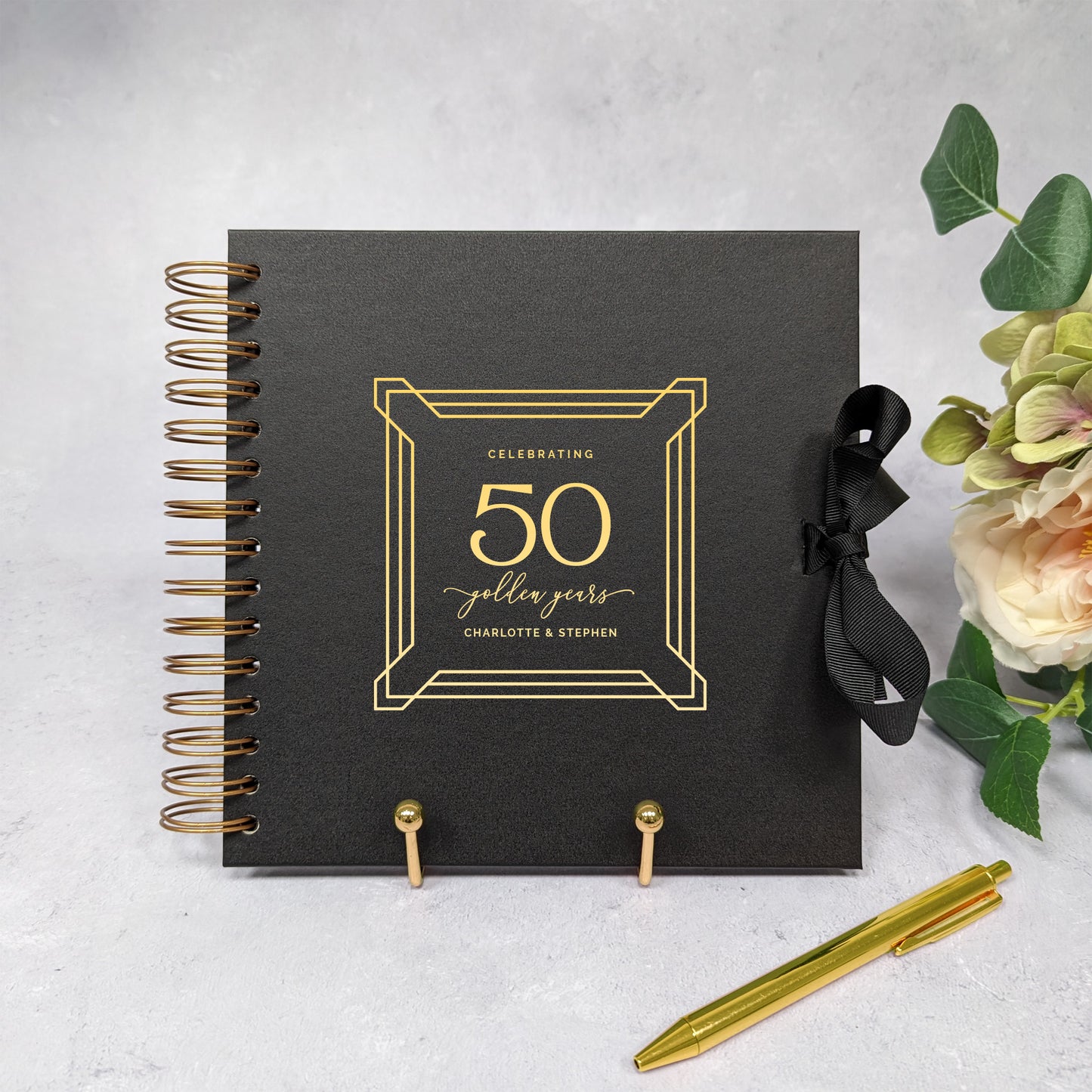 Personalised 50th Wedding Anniversary Book