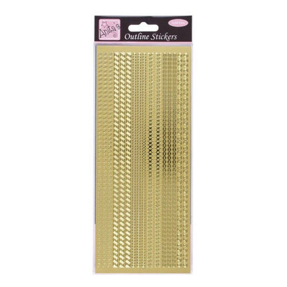 Gold Embellishment Stickers - Multipack