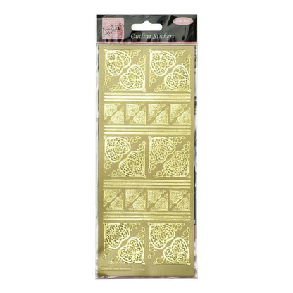 Gold Embellishment Stickers - Multipack