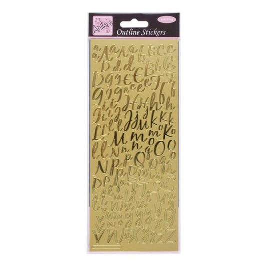 Gold Embellishment Stickers - Multipack