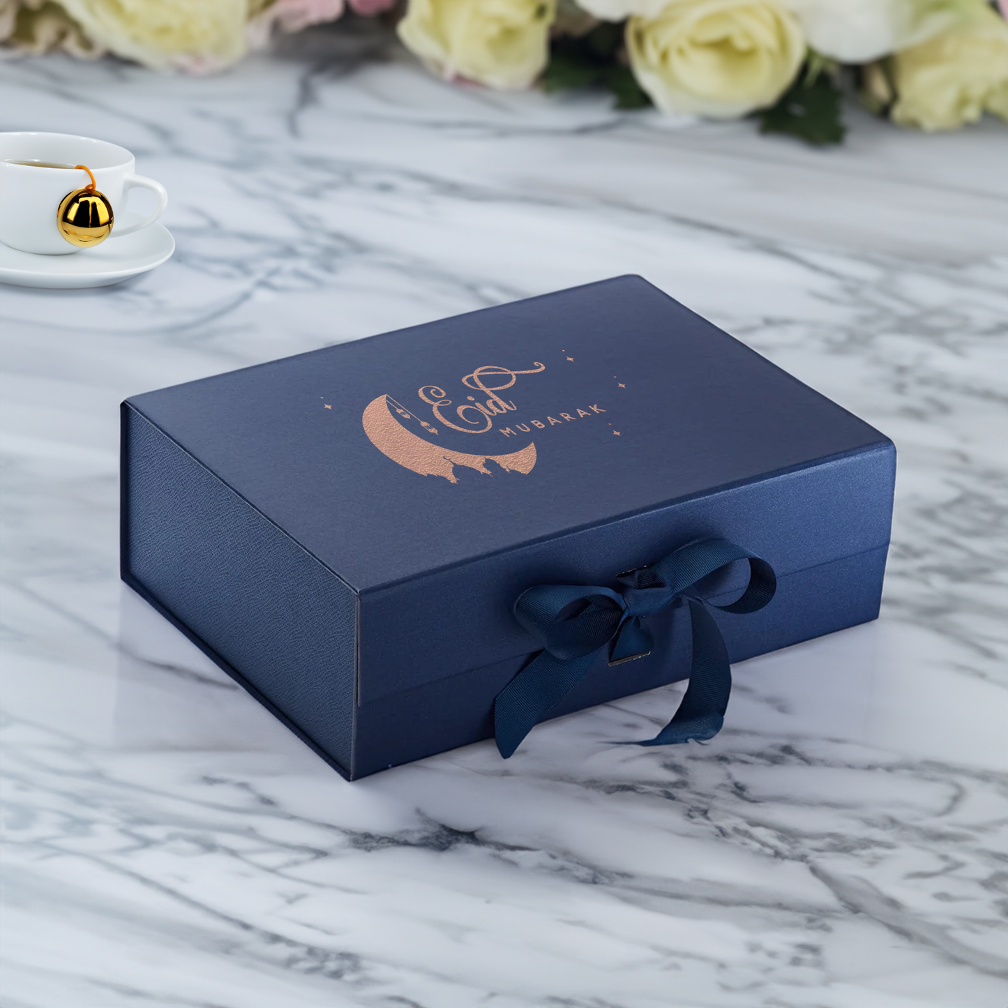 Eid Mubarak Gift Box - Multi Size - Real Foil