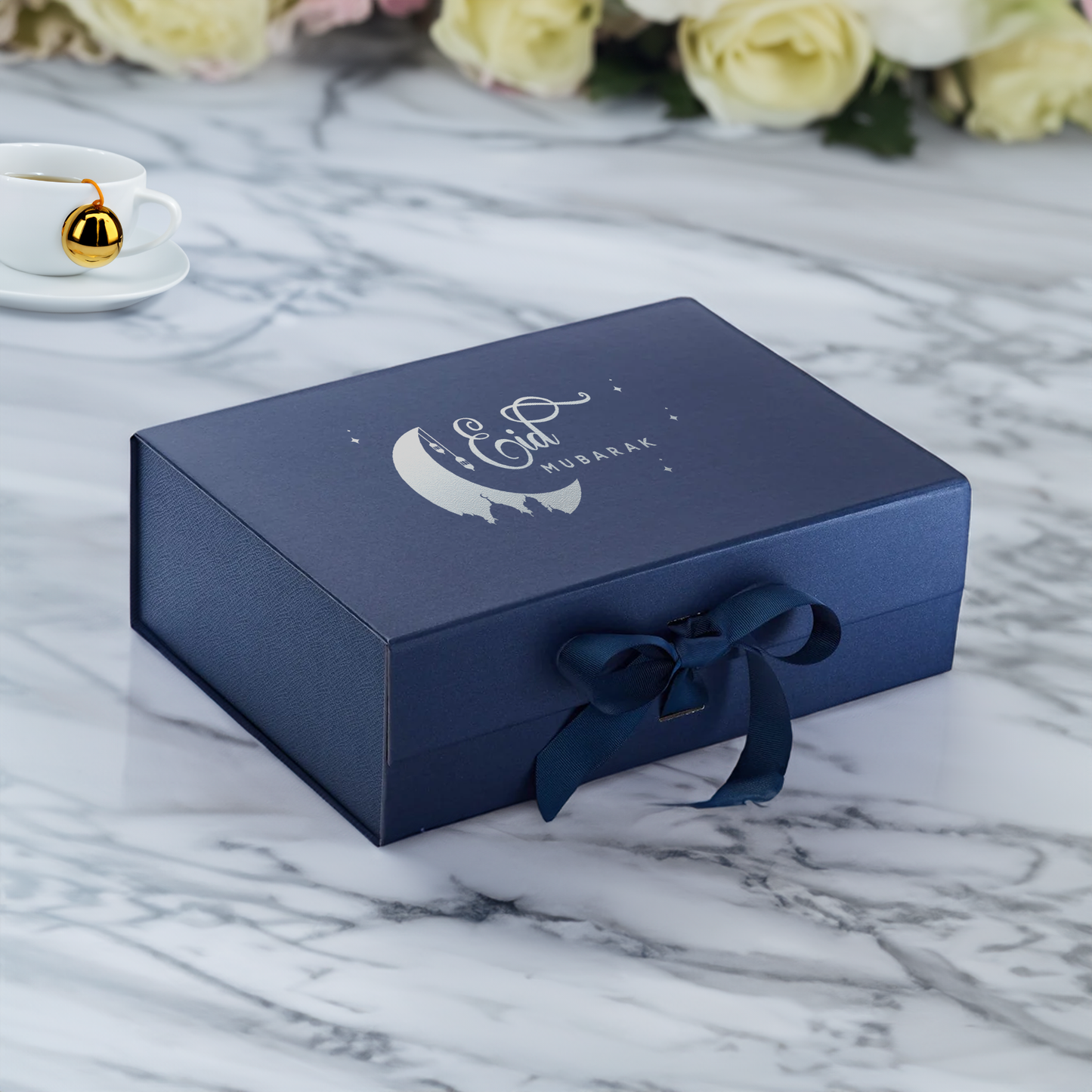 Eid Mubarak Gift Box - Multi Size - Real Foil