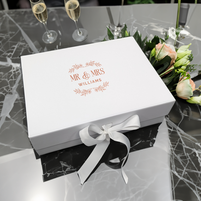 Mr & Mrs Wedding Gift Box - Multi Size - Personalised