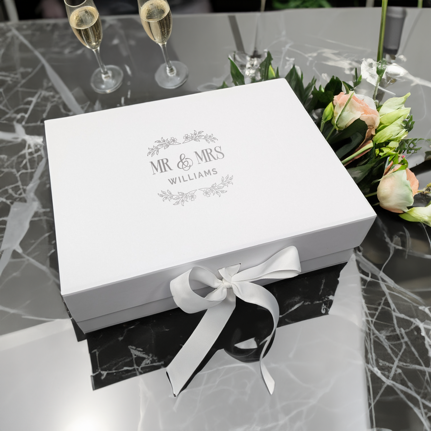 Mr & Mrs Wedding Gift Box - Multi Size - Personalised