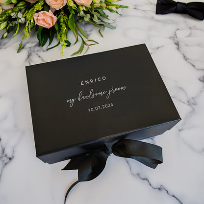 My Handsome Groom Gift Box - A5 - Personalised