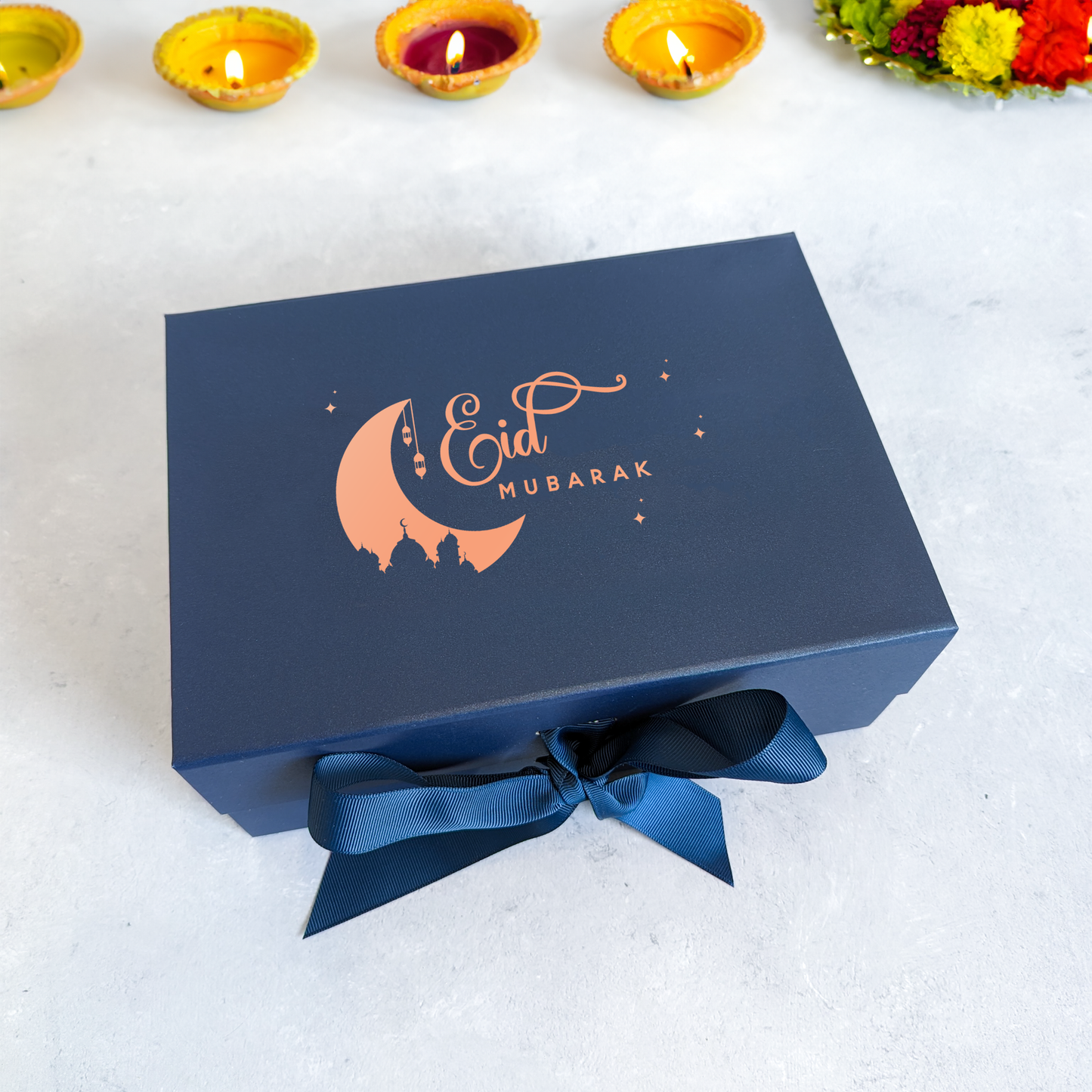 Eid Mubarak Gift Box - Multi Size - Real Foil