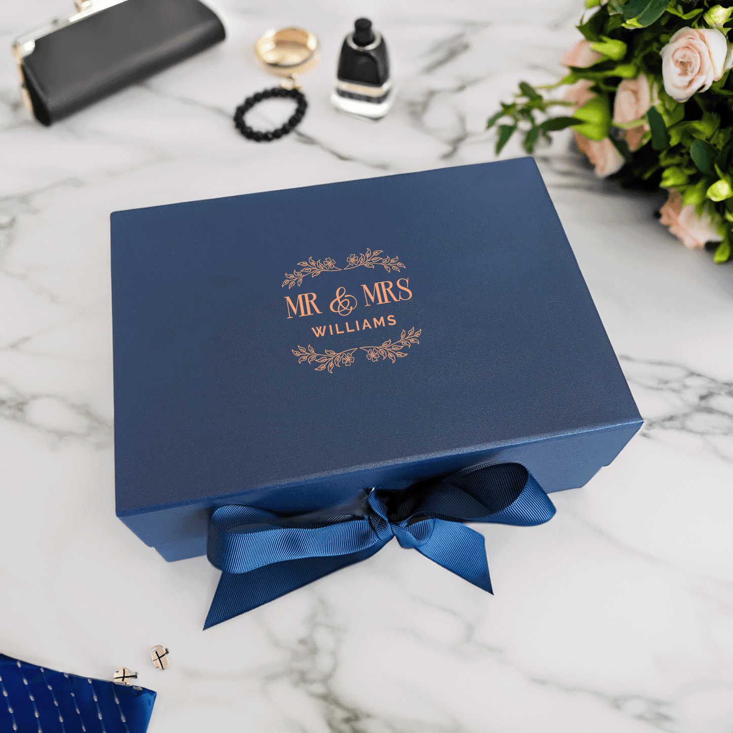 Mr & Mrs Wedding Gift Box - Multi Size - Personalised