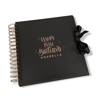 Personalised Scrapbook for Milestone Birthday - 8X8" Square