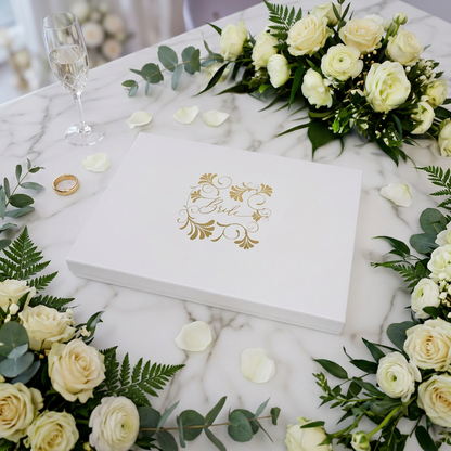 Letters to the Bride Scrapbook – Personalised Wedding Memory Book Photo Album