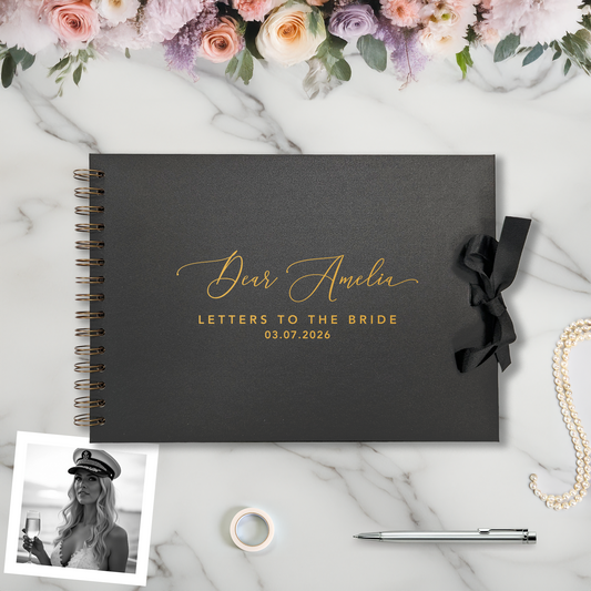 Dear Personalised Letters to the Bride A4 Scrapbook Album - Personalised